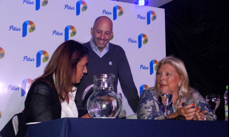 Carrió pasó por Pilar y señaló a Campagnoli como candidata a diputada nacional