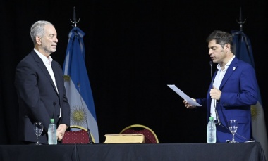 Kicillof participó de la asunción de Alak como intendente de La Plata