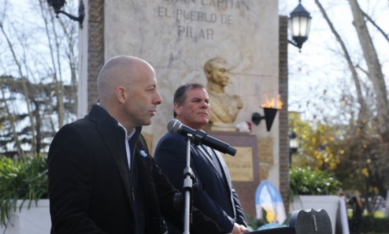 Pilar conmemoró el 167 aniversario del fallecimiento del General San Martín