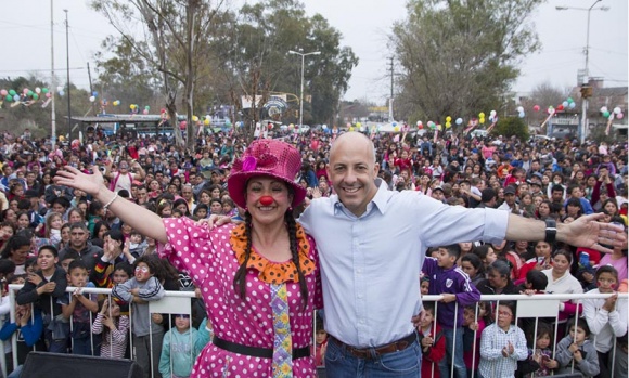 Multitudinario festejo del Día del Niño en Derqui