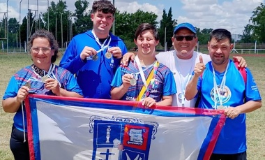 Los pilarenses brillaron en el Nacional de Atletismo PCD en La Pampa