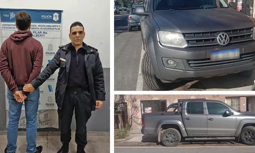 VIDEO - Un dron de Seguridad permitió recuperar una camioneta robada