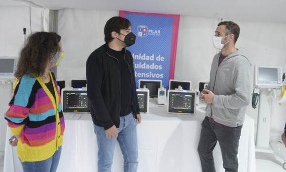 Llega más equipamiento médico a Pilar para enfrentar la segunda ola de coronavirus