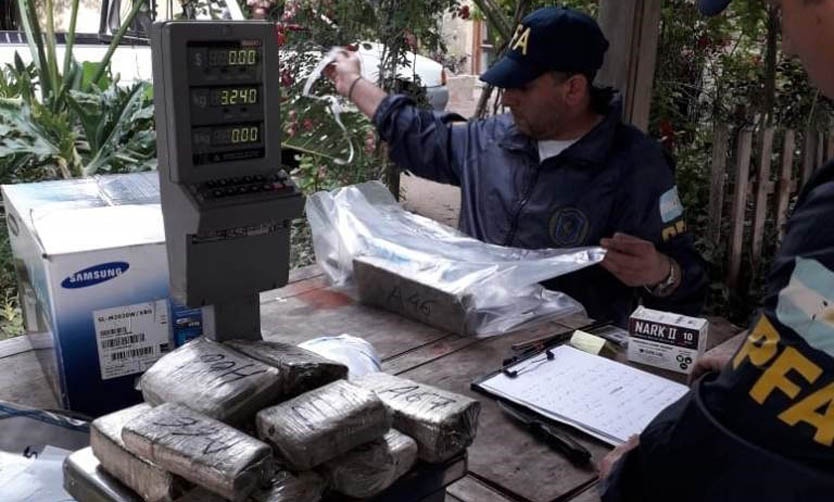Desbaratan banda narco en Pilar y secuestran 250 kilos de marihuana