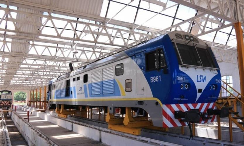 Llegan nuevas locomotoras para mejorar la frecuencia del Tren San Martín