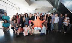 Kicillof recorrió la muestra “Vidas submarinas: ciencia, arte y soberanía” en el Museo MAR de Mar del Plata