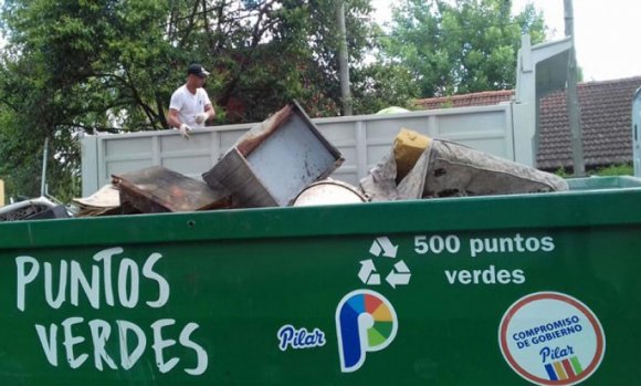 Llega un nuevo operativo de reciclado de residuos a un barrio de Pilar