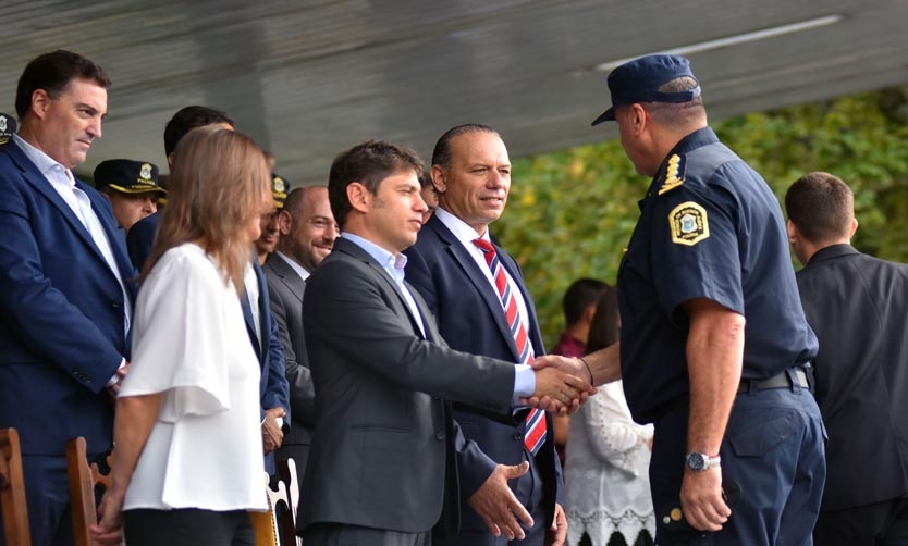 El ministro Berni presentó nuevas autoridades de la Policía Bonaerense