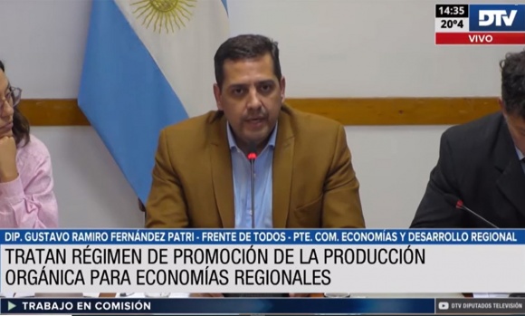 Avanza en comisión el proyecto de Producción Orgánica que beneficia a economías regionales