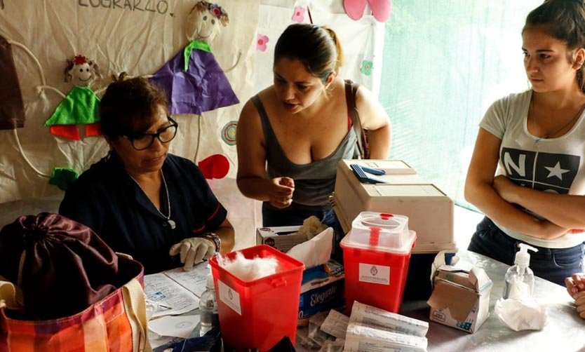 El Municipio lleva los operativos de salud a merenderos de Pilar