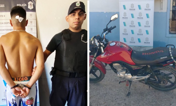 “Motochorros”: detienen a pareja acusada de varios robos en Pilar