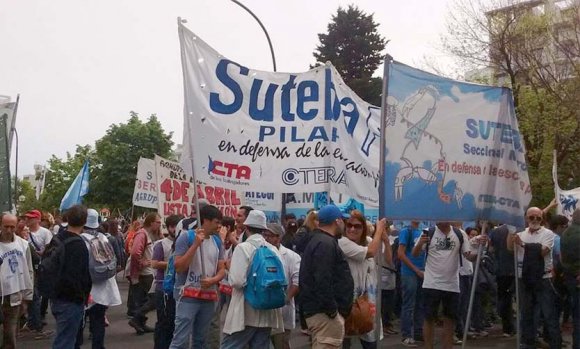 Con un alto acatamiento se cumplió la primera jornada de paro docente