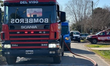 Varias personas se intoxicaron con monóxido de carbono tras incendio en Del Viso