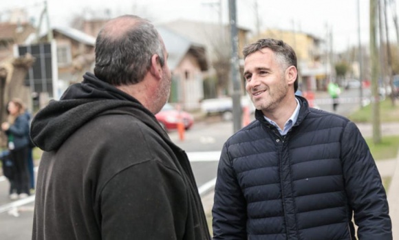 Federico Achával recorrió obras y encabezó jornada de salud dental