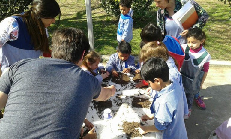 Con actividades en las escuelas, la Comuna apela a plantar la semilla de la conciencia ambiental