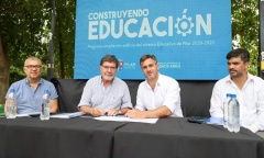 Achával anunció la construcción y ampliación de más establecimientos educativos en Pilar
