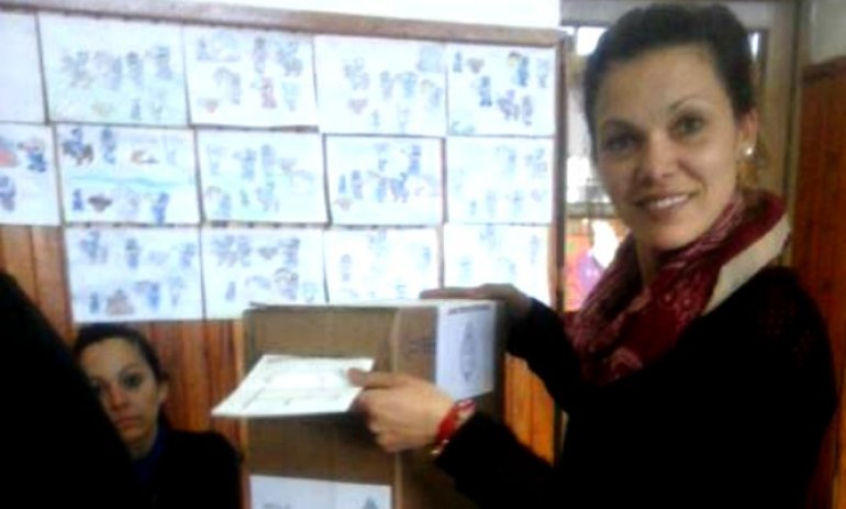 Natalia Espasa votó en Del Viso y se mantiene expectante: "Ahora hay que esperar"