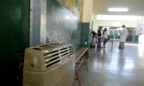 Siete escuelas sin clases por falta de calefacción