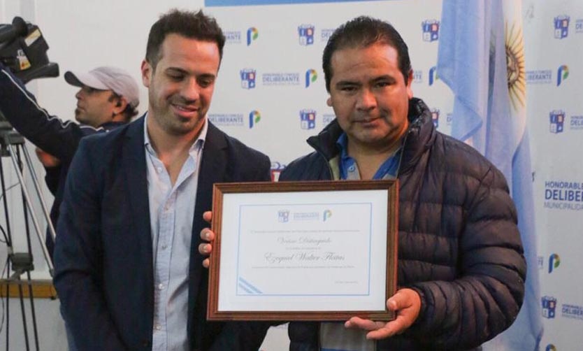 Reconocen a Ezequiel Fleitas, subcampeón mundial de Futsal para personas con Síndrome de Down