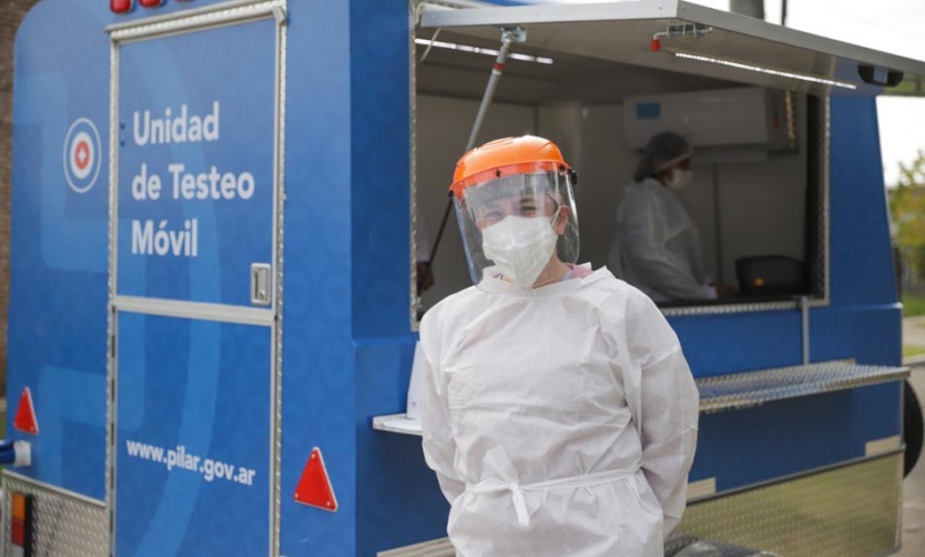 Covid: informan 62 nuevos contagios y una muerte en Pilar