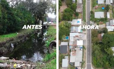 El Municipio terminó una obra clave para evitar inundaciones