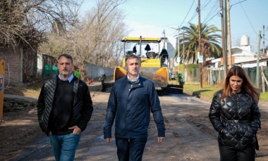 El Municipio continúa con el plan de nuevos asfaltos en las localidades
