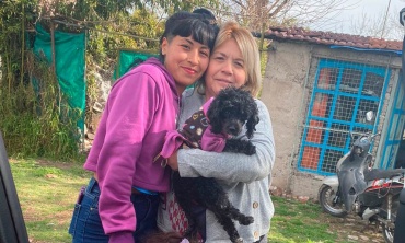 Final feliz para Moha: la perrita que había sido robada volvió a su hogar