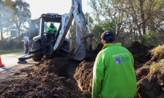 Ante la alerta por fuertes lluvias, el Municipio reforzó trabajos preventivos