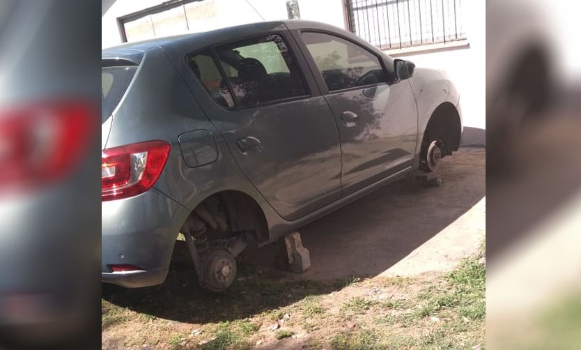 Preocupación de vecinos por ataques de "roba ruedas" en un barrio de Del Viso