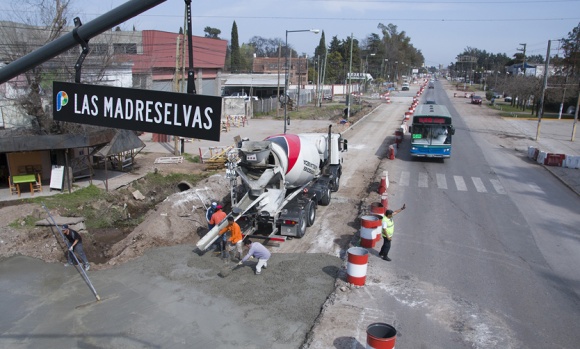 Ducoté en la obra de la ruta 8: “Cumplimos con nuestra palabra”