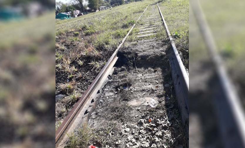 Vecinos denuncian que se roban los durmientes de las vías del Ferrocarril Urquiza