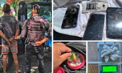 Detienen a un sujeto acusado de robar celulares en la vía pública