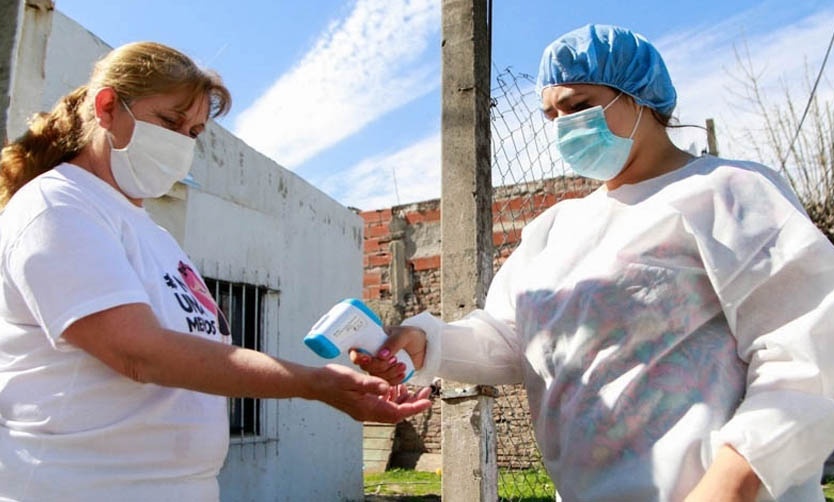 Covid: reportan 100 nuevos contagios y 2 muertes en Pilar