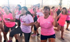 “Tomátelo a pecho”: jornada deportiva para concientizar sobre el cáncer de mama