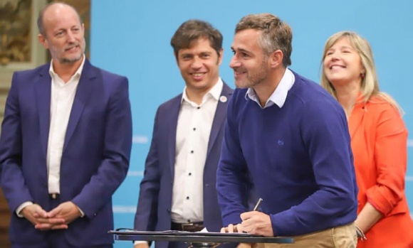 Federico Achával y Axel Kicillof anunciaron la construcción de un nuevo club en Pilar