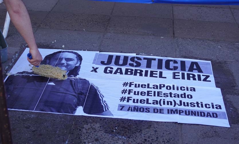 A 7 años del asesinato de Gabriel Eiriz, familiares pidieron justicia con una caravana