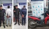 Dos detenidos acusados de circular por Pilar con una moto robada