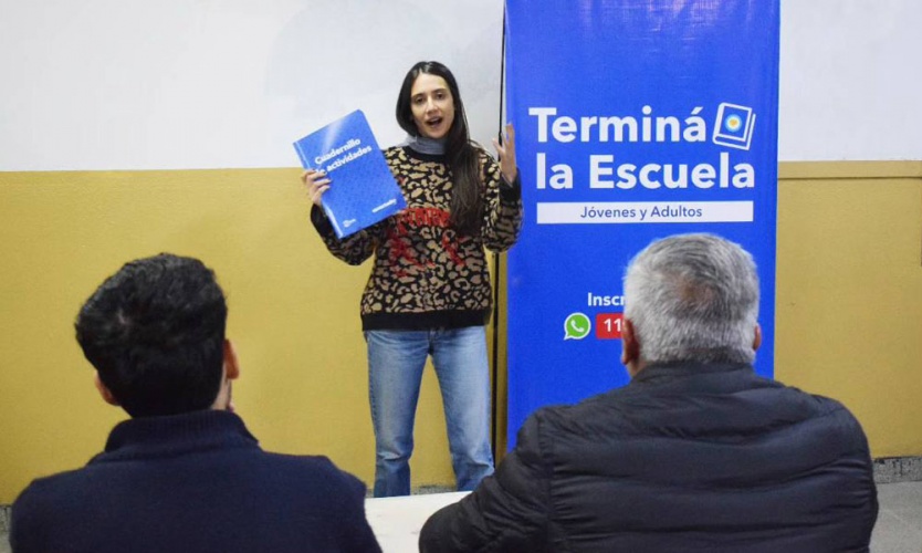 Sigue abierta la inscripción 2025 para el programa “Terminá la Escuela”