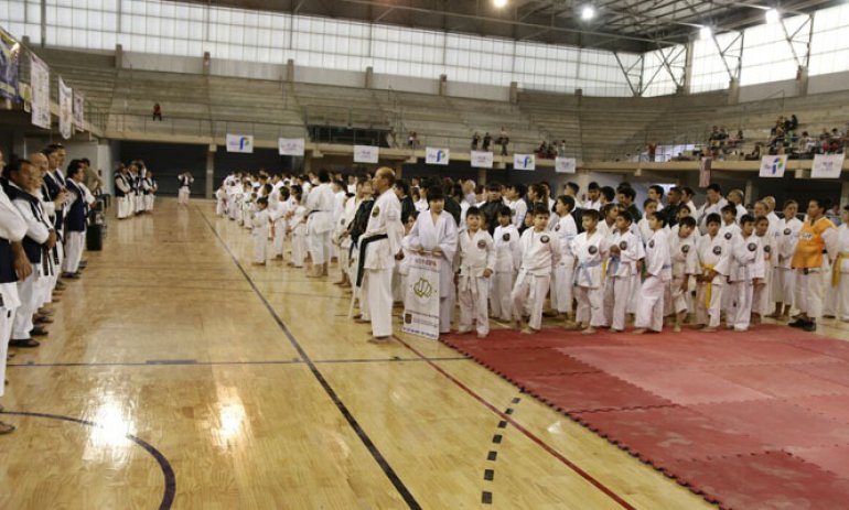 El Microestadio de Pilar fue sede del Torneo Internacional de Karate-do YAMADA CUP 2017