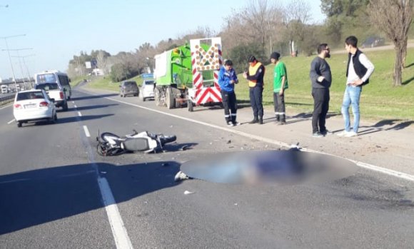 Murió motociclista en Panamericana