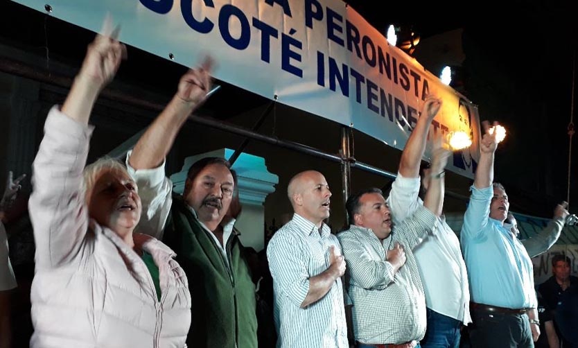 Ducoté busca afianzar parte del voto peronista para lograr la reelección