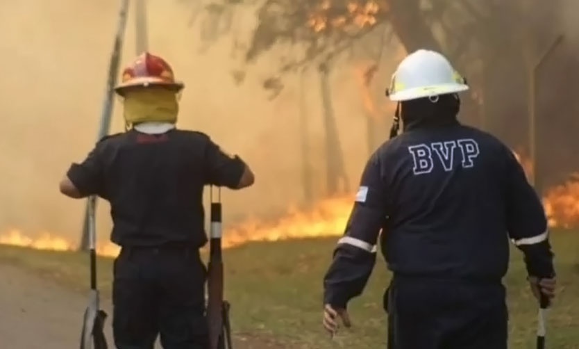 Pilar, entre los que registra más cantidad de incendios forestales en la provincia