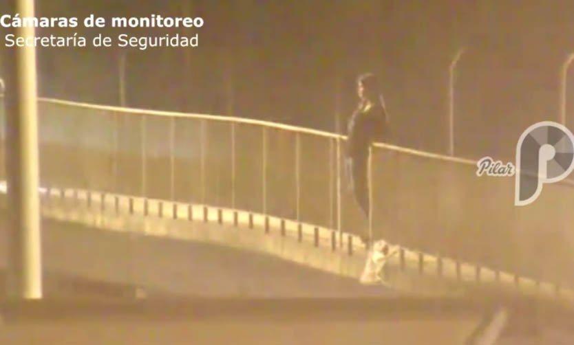 VIDEO: Cámaras de seguridad permitieron salvar a una joven que intentaba tirarse de un puente