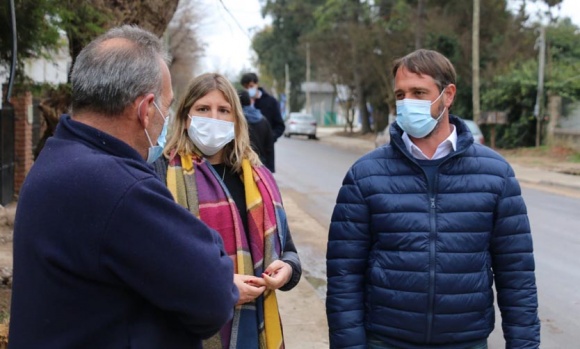 Laurent recorrió Lagomarsino: “Este gobierno está dignificando los barrios”