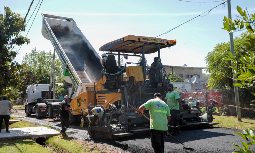 El Municipio avanza con la construcción de nuevos asfaltos