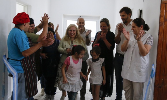 Ampliaron las instalaciones de una escuela de la localidad de Del Viso