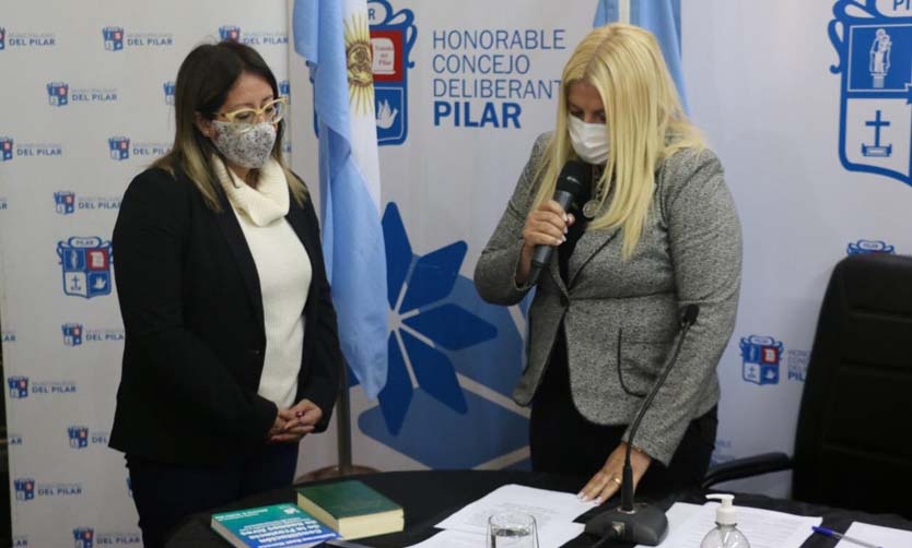 Valeria Domínguez asumió su banca en el Concejo Deliberante